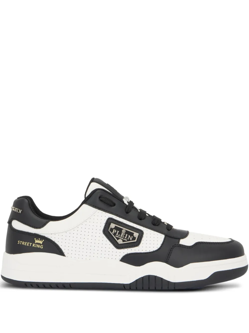 Philipp Plein Low-top sneakers met geperforeerd detail Wit