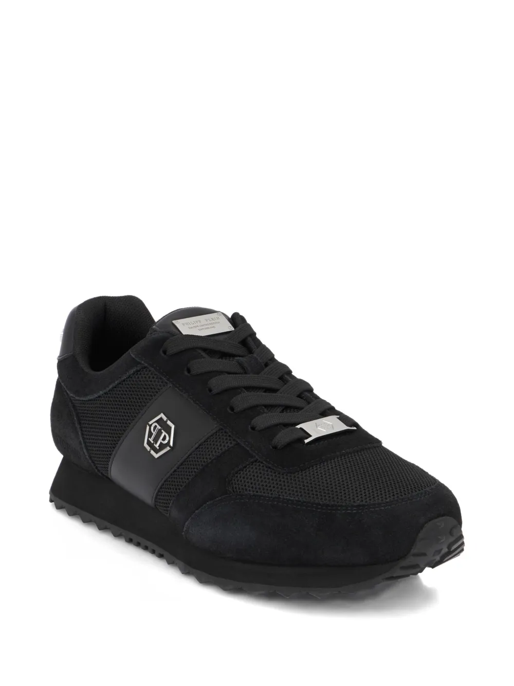Philipp Plein Portofino Runner Hexagon low-top sneakers Zwart