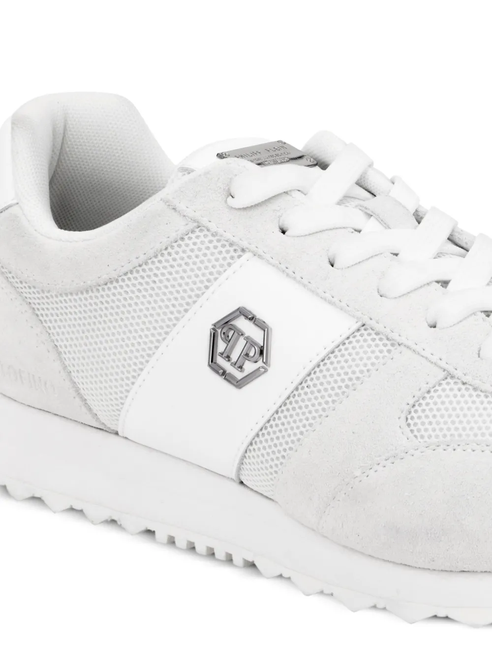 Philipp Plein Portofino Runner Hexagon low-top sneakers Wit