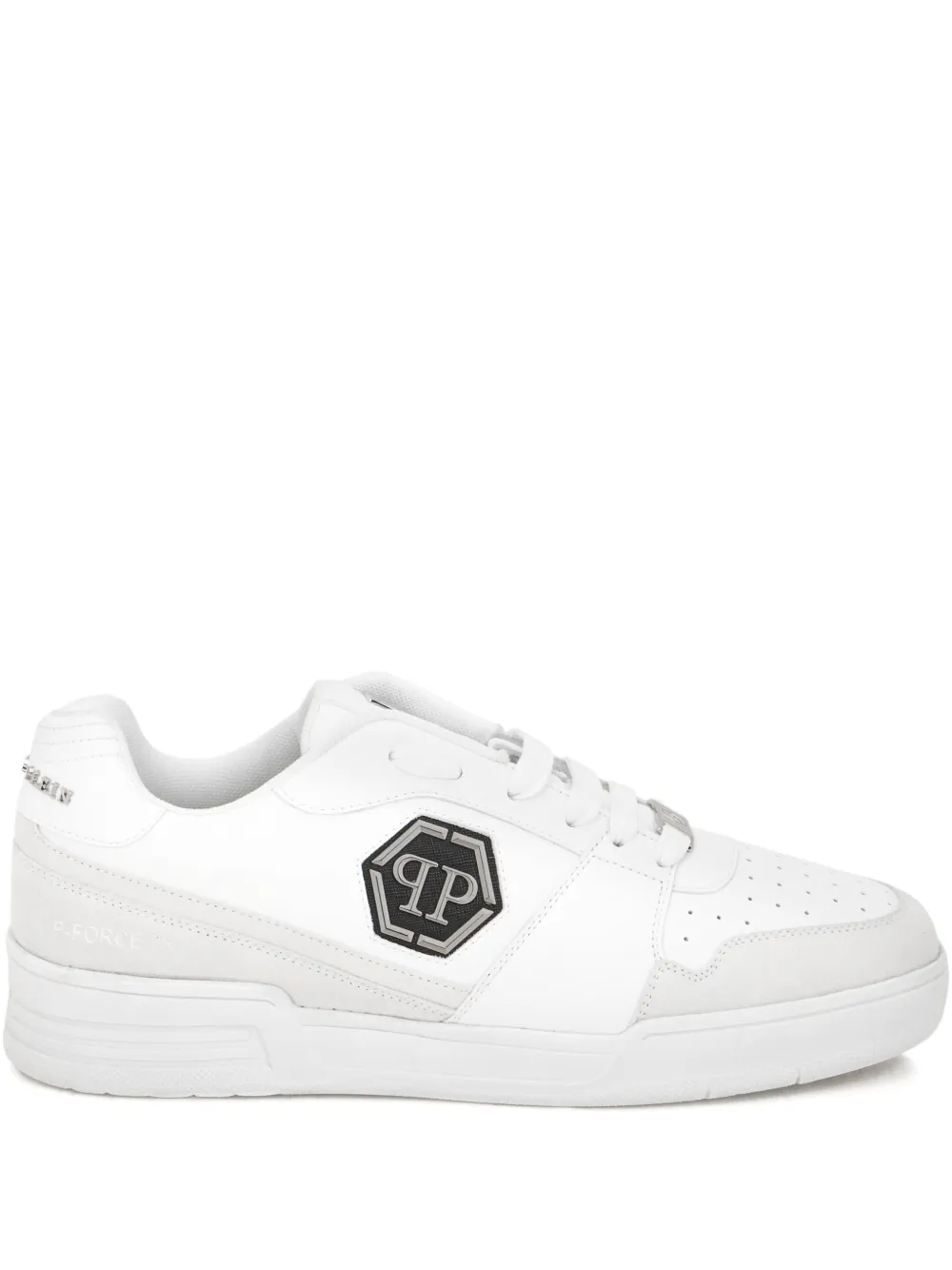 Philipp Plein logo-plaque low-top trainers | White | Image 1