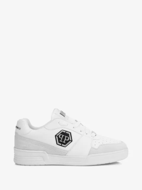 Philipp Plein tenis P-Force 78 con placa del logo 