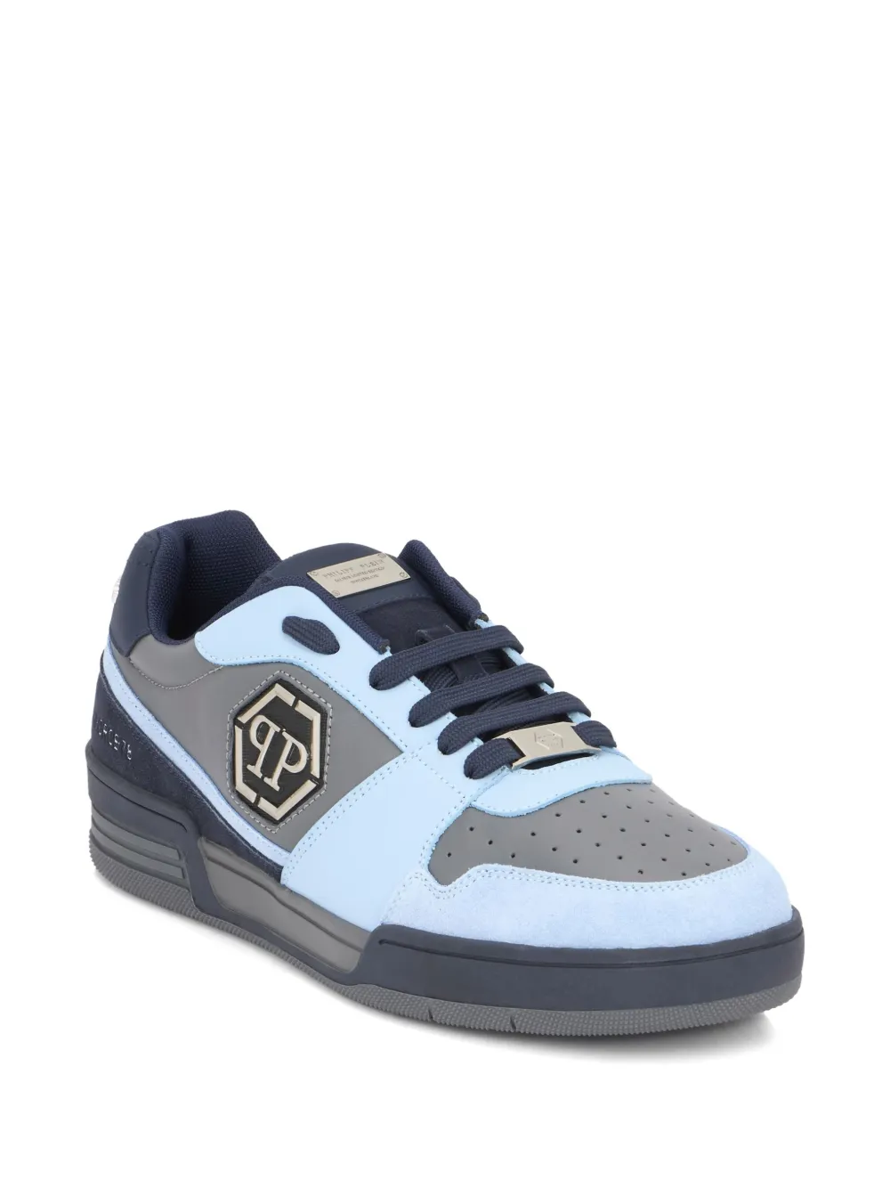 Philipp Plein logo plaque leather low-top trainers | Low-Tops | Image 2