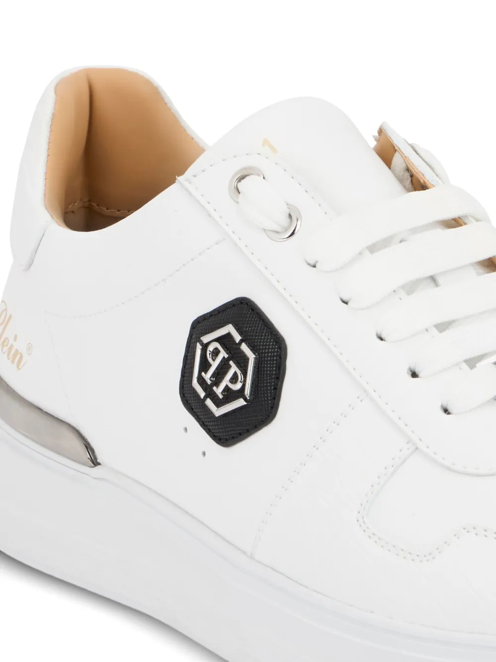 Philipp Plein T-REX sneakers met logoplakkaat Wit