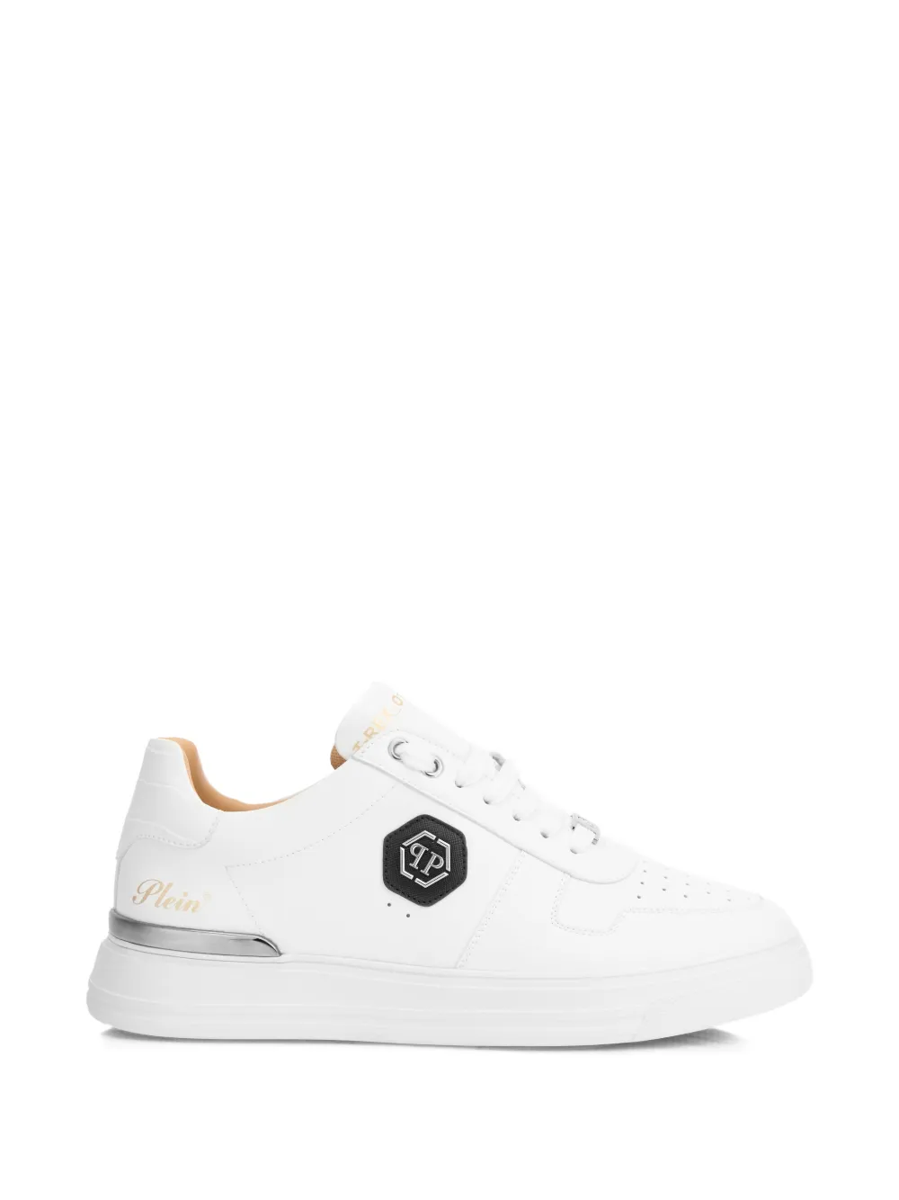 Philipp Plein T-REX logo plaque trainers - Bianco