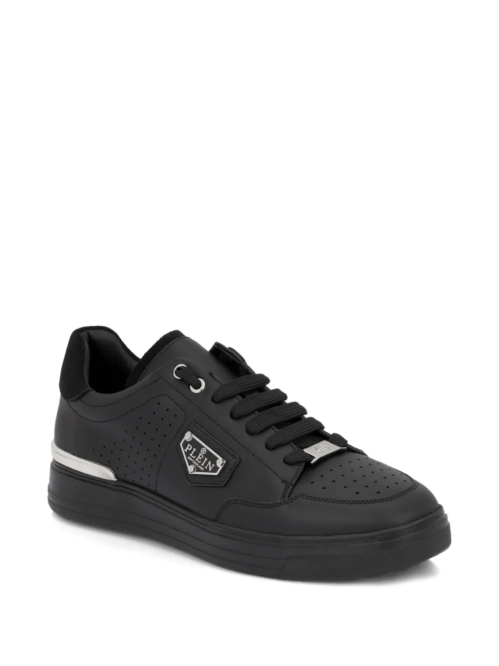 Philipp Plein triangle plaque low-top trainers | Low-Tops | Image 2