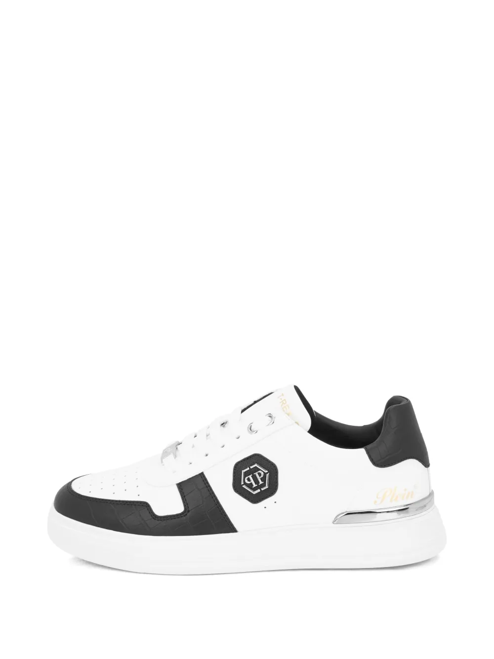 Philipp Plein T-rex Logo Plaque Trainers In Multi