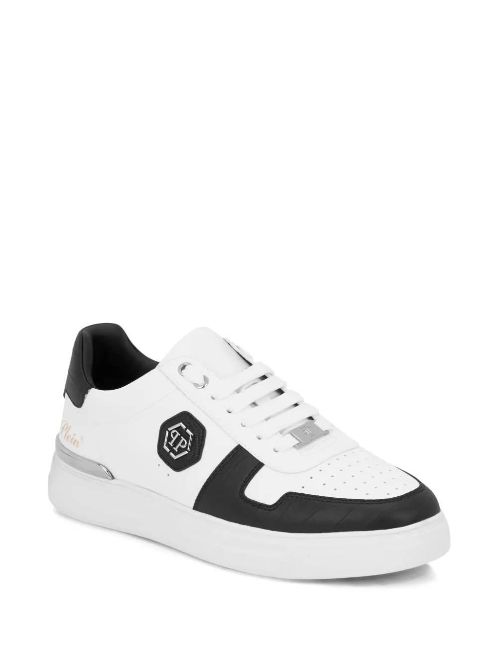 Philipp Plein T-rex Logo Plaque Trainers In Multi