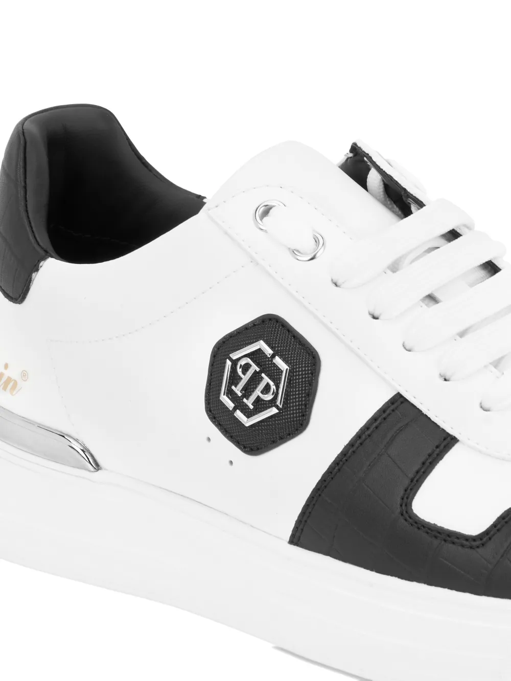 Philipp Plein T-rex Logo Plaque Trainers In Multi