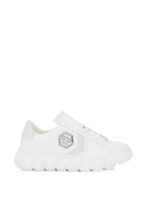 Philipp Plein Hexagon Force leather sneakers