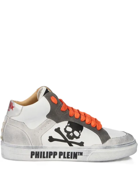 Philipp Plein x Retrokickz skull hi top trainers