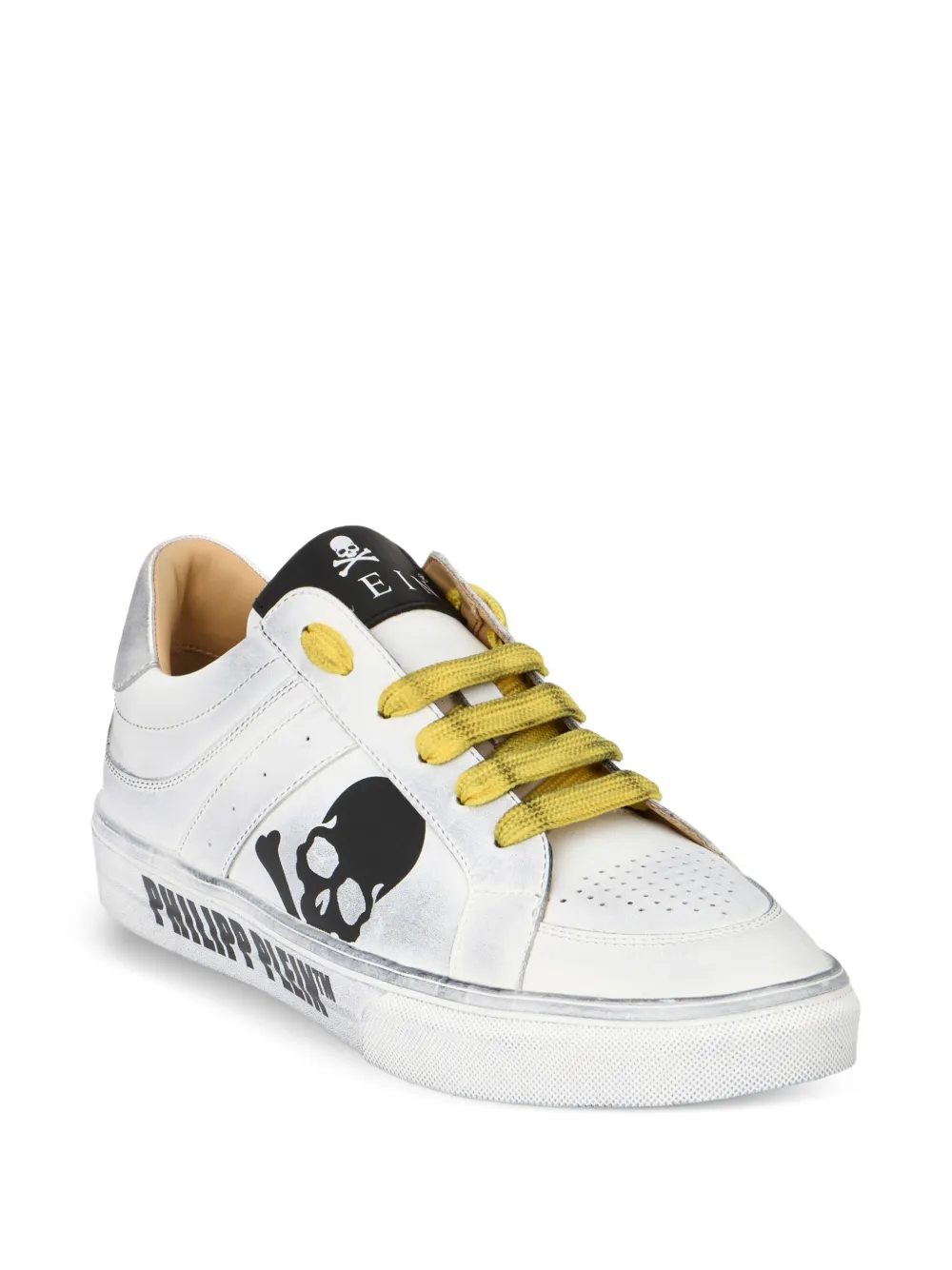 Philipp Plein skull leather low-top trainers | Low-Tops | Image 2