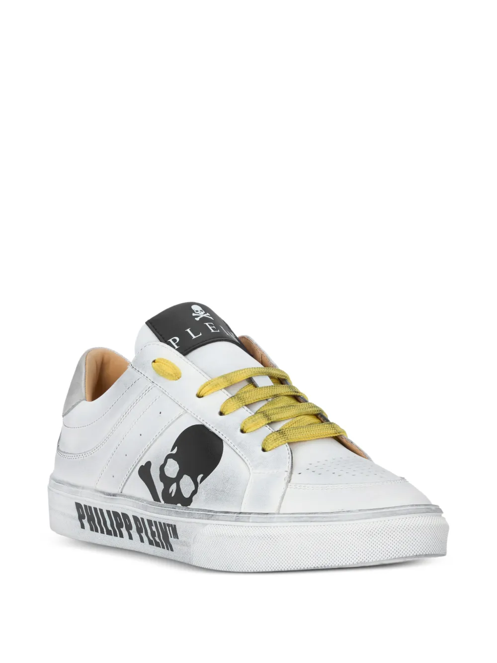 Philipp Plein 스컬 레더 로우탑 스니커즈 | 로우탑 | Image 2