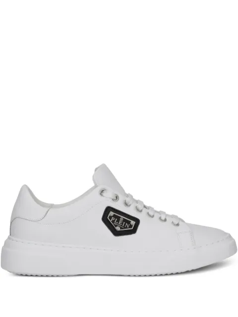 Philipp Plein Lo-Top Iconic Plein calf leather trainers