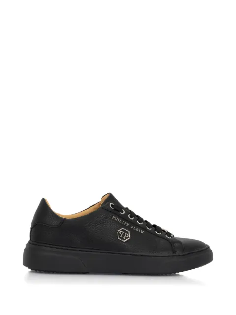 Philipp Plein hexagon-logo leather sneakers