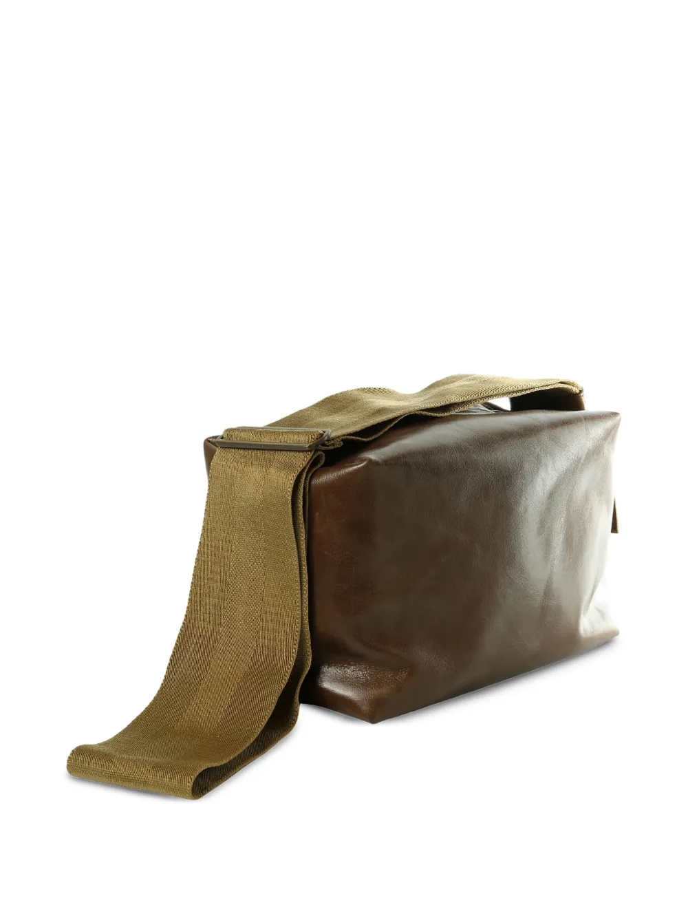 Uma Wang medium leather shoulder bag - Bruin