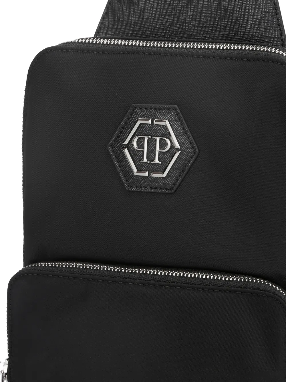 Philipp Plein Crossbodytas met logoplakkaat Zwart