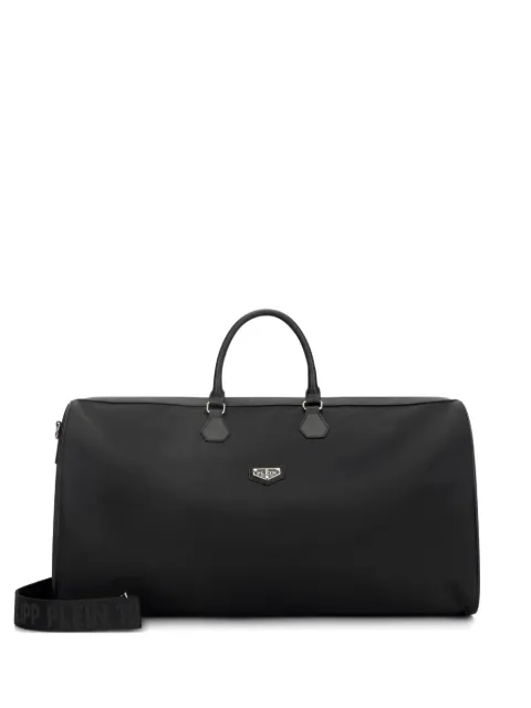 Philipp Plein bolsa de viaje weekend con placa del logo