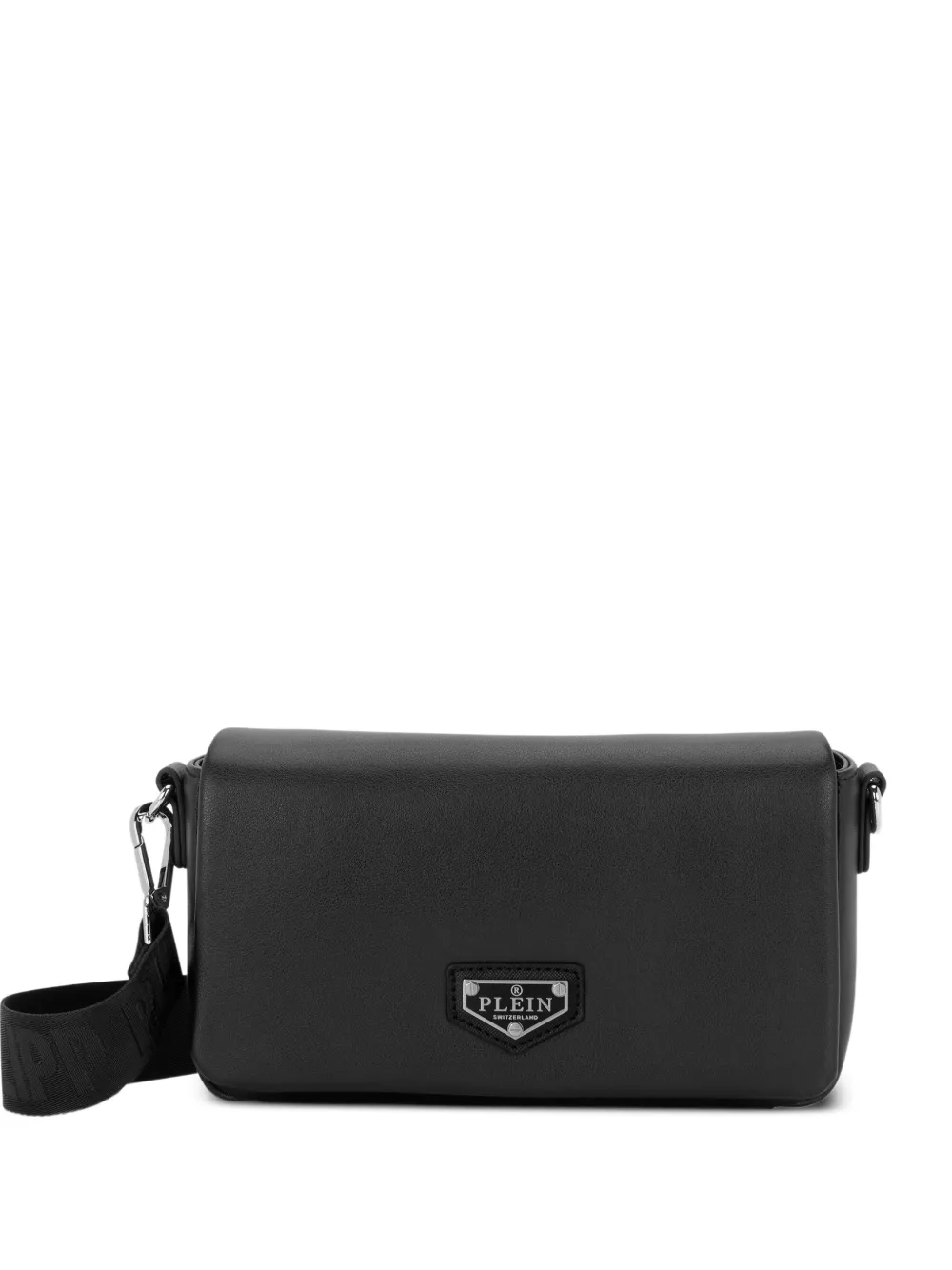 Philipp Plein Borsa a spalla con placca logo - Nero