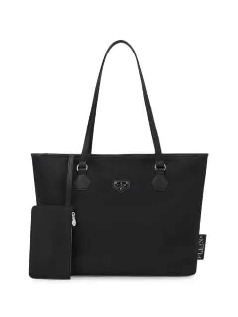 Philipp Plein logo-plaque tote bag