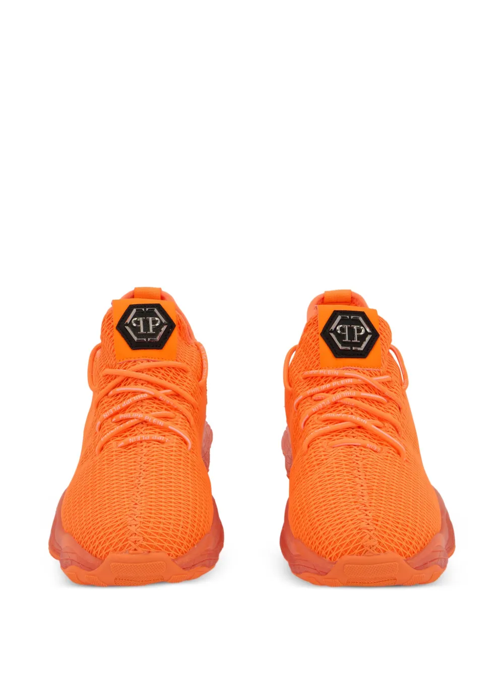 Philipp Plein Runner Hyper $Hock sneakers met logodetails Oranje