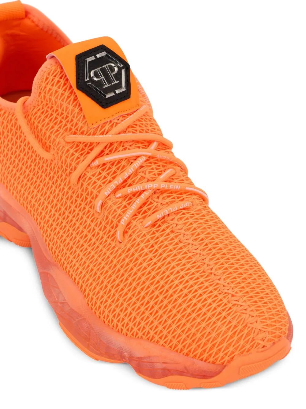Philipp Plein Runner Hyper $Hock sneakers met logodetails Oranje