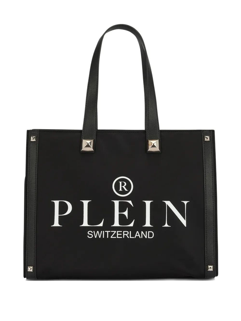 Philipp Plein Borsa tote con stampa - Nero