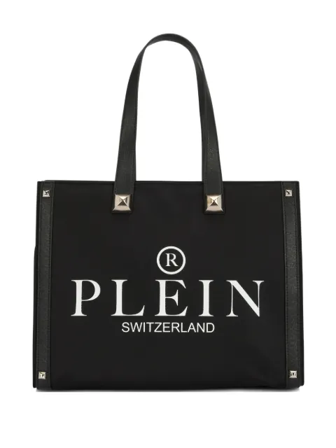 Philipp Plein logo-print tote bag