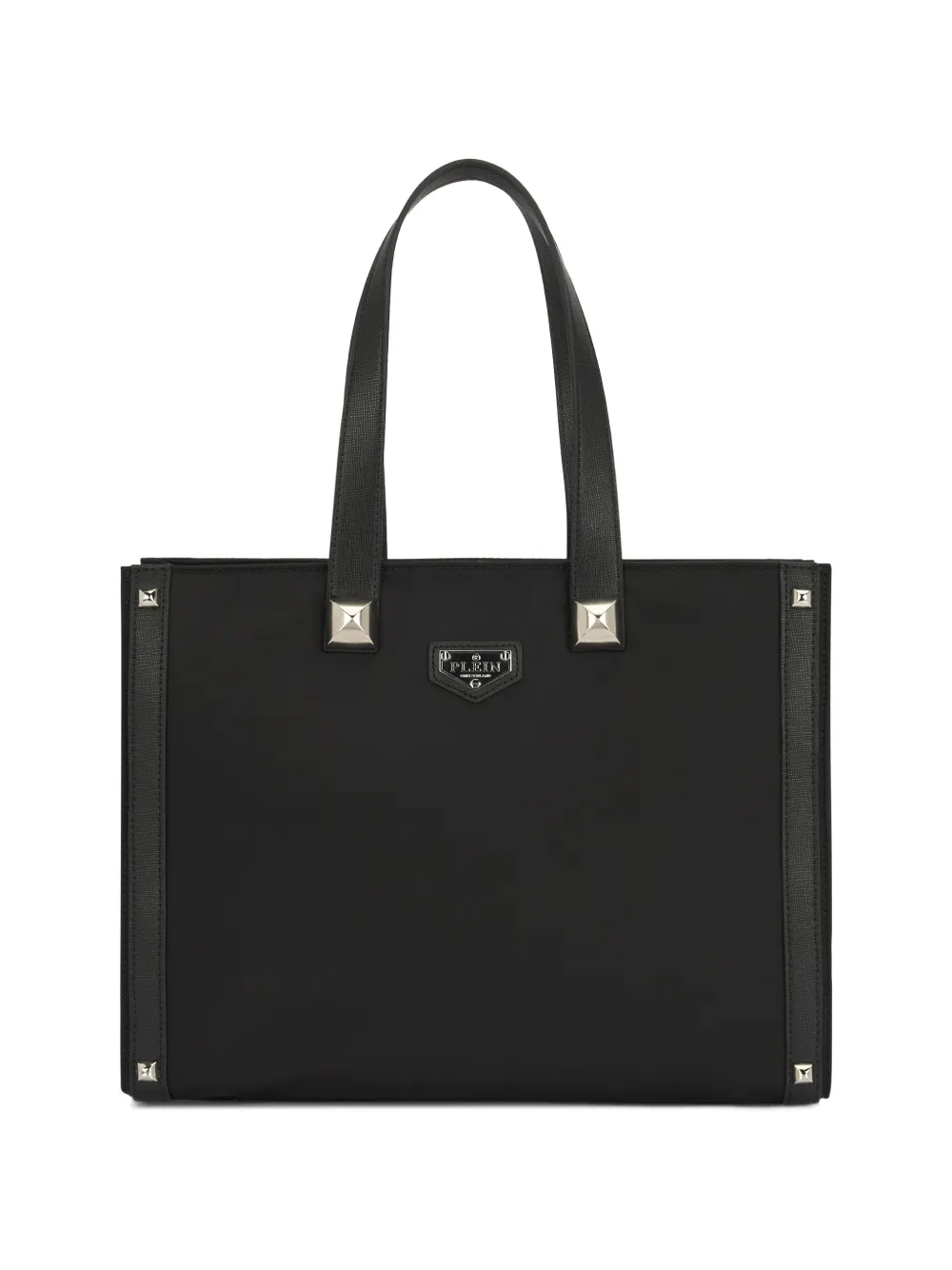 Philipp Plein Borsa tote con stampa - Nero
