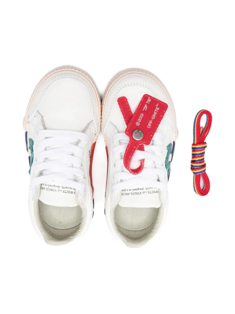 Off-White Kids Sneakers met logopatch Wit