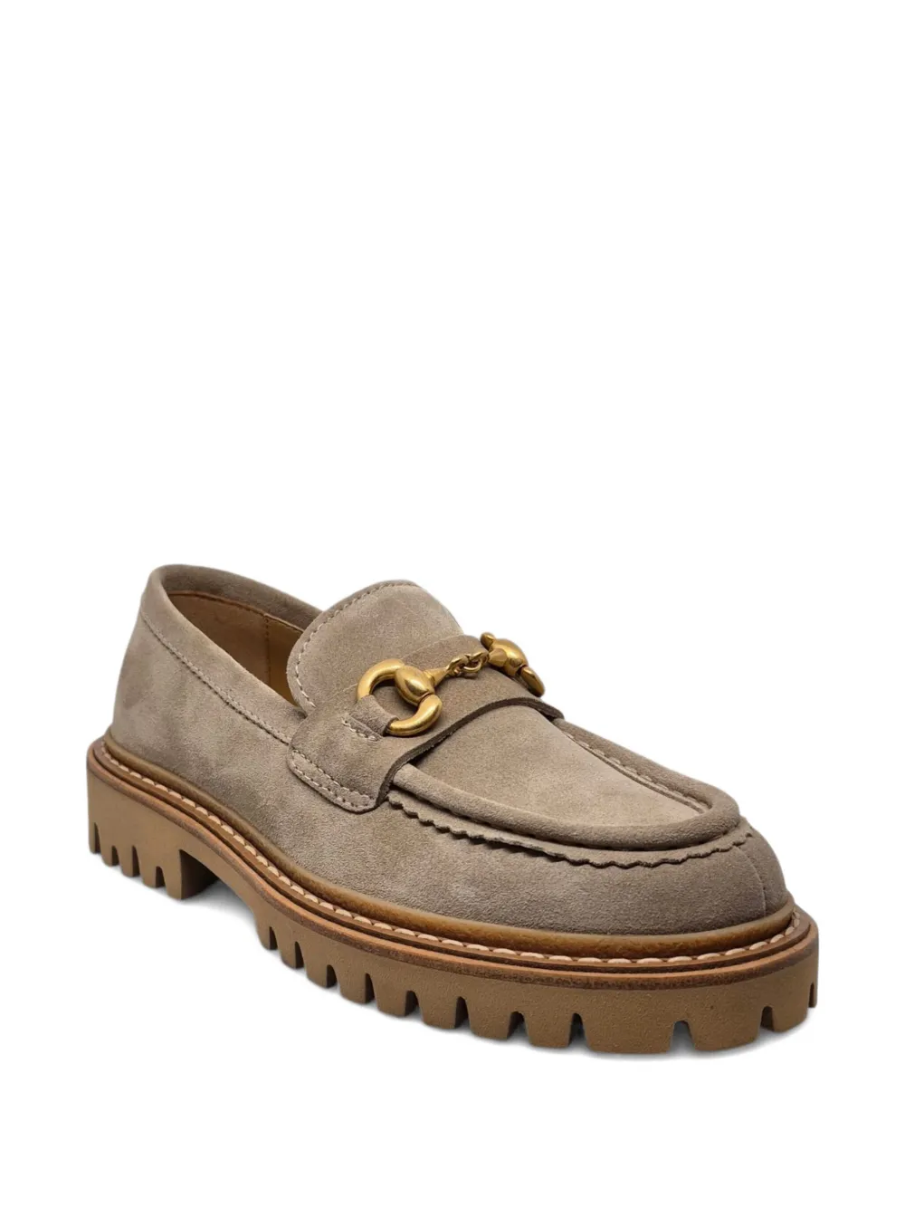 Henderson Baracco 35 mm suède loafers - Beige