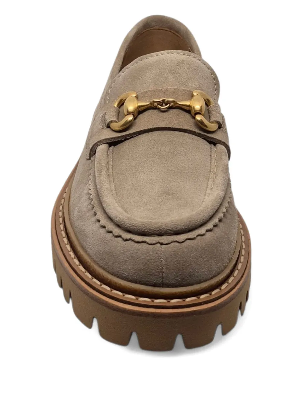 Henderson Baracco 35mm Suede Loafers In Neutral