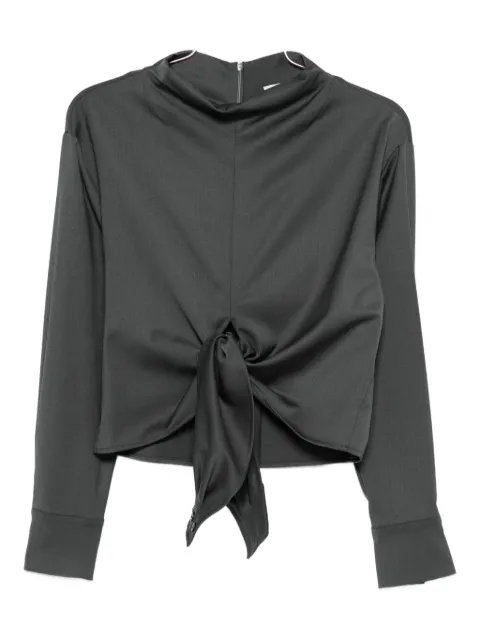 Tela mock-neck top