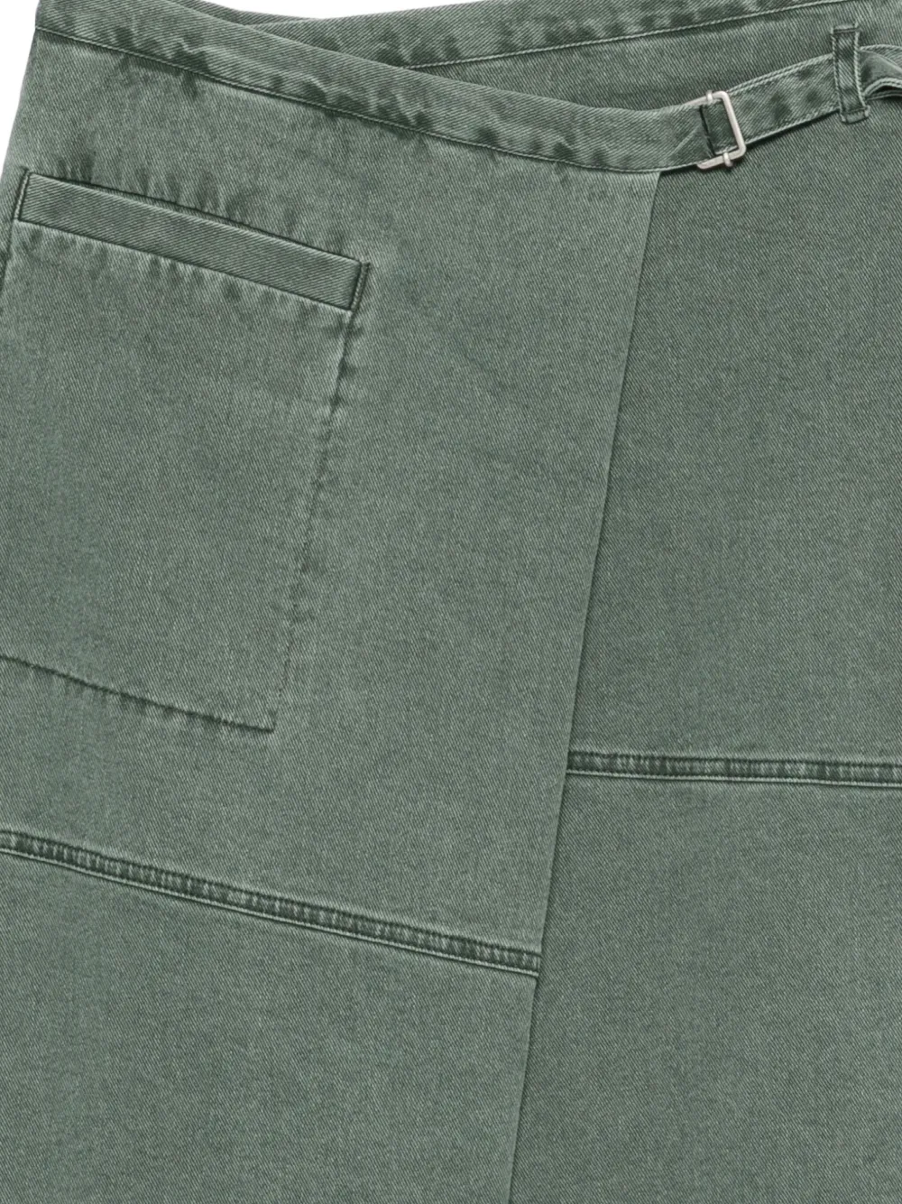 Tela Denim midi-rok Blauw