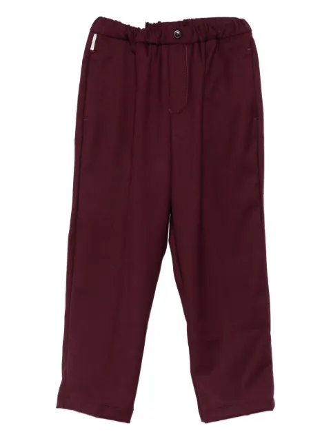 michael coal elasticated-waist trousers