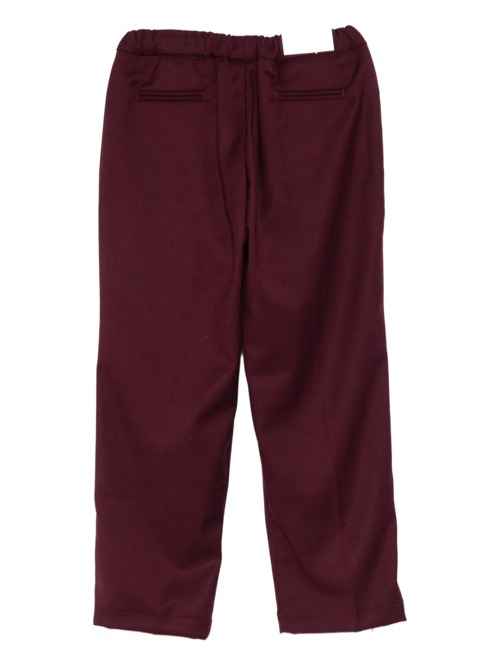 Michael Coal Elasticated-waist Trousers In Burgundy