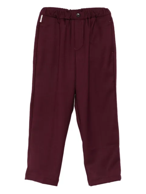 michael coal elasticated-waist trousers