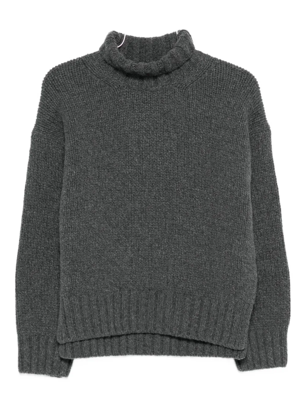 Closed Turtleneck Wool Sweater In Gray