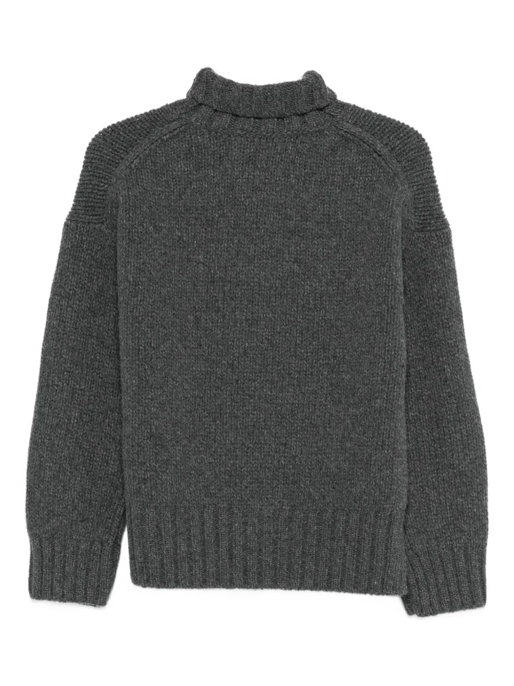 Closed Turtleneck Wool Sweater In Gray