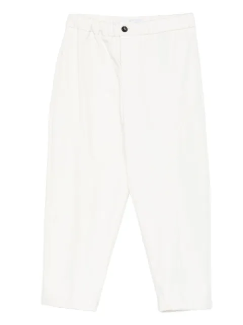 michael coal elasticated-waist trousers