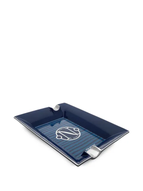 S.T. Dupont striped-pattern ashtray