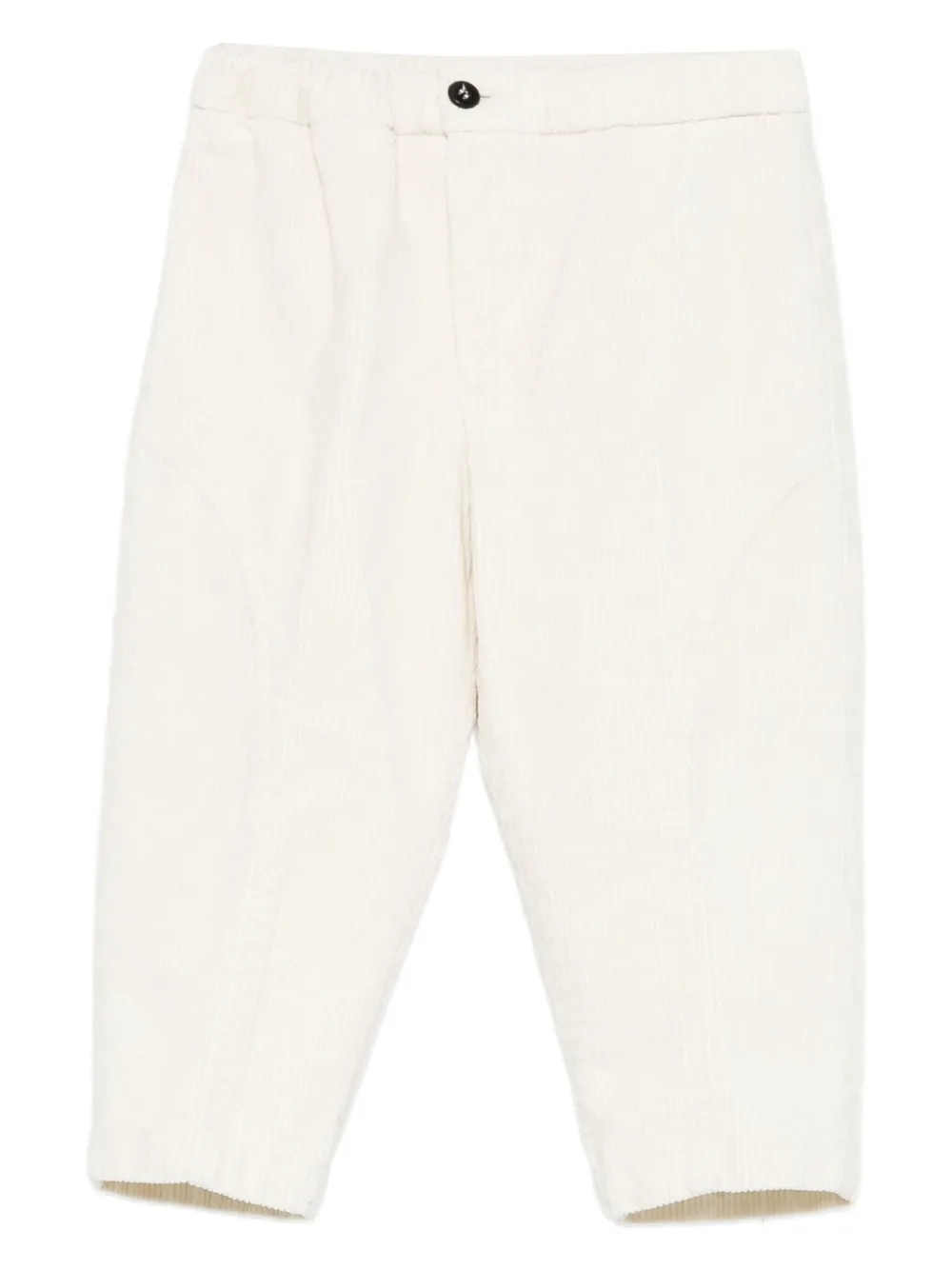 michael coal corduroy panelled trousers | White | Image 1
