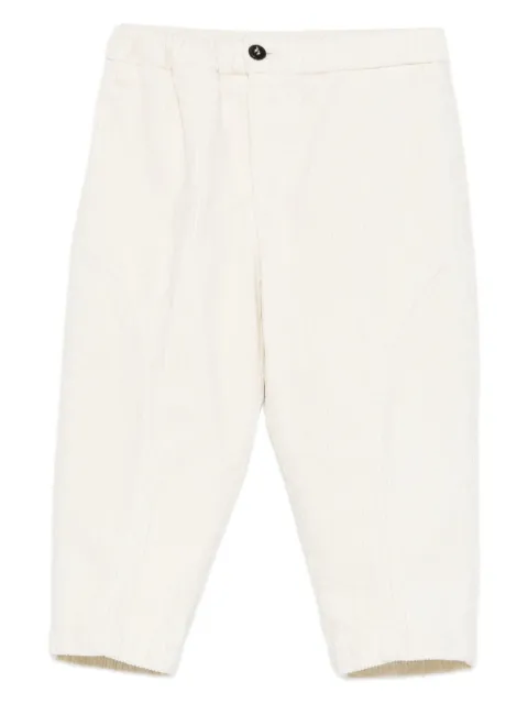 michael coal corduroy panelled trousers
