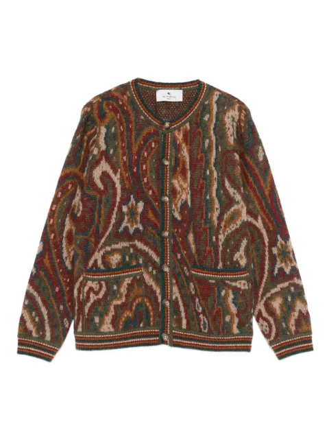 ETRO KIDS paisley-pattern pocket cardigan