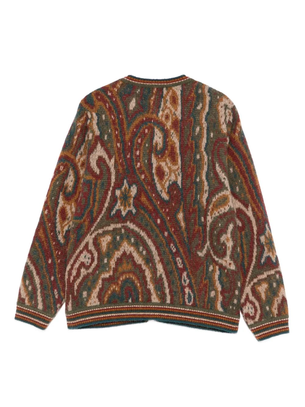 ETRO KIDS Vest met paisley-print en zak Rood
