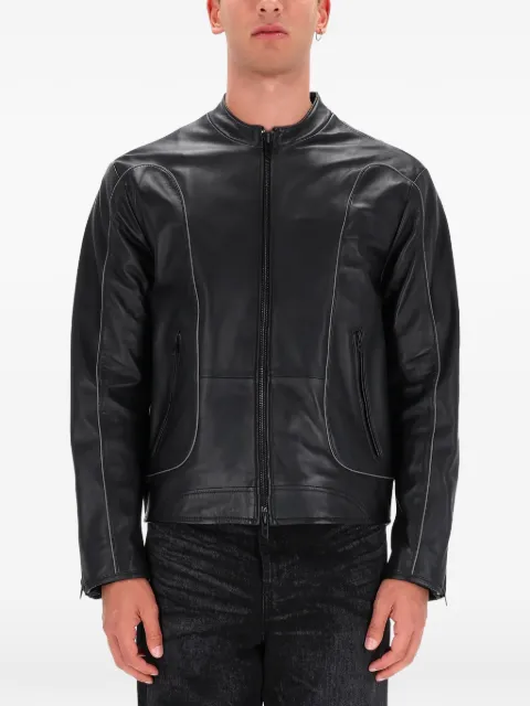 Diesel zip panelled jacket