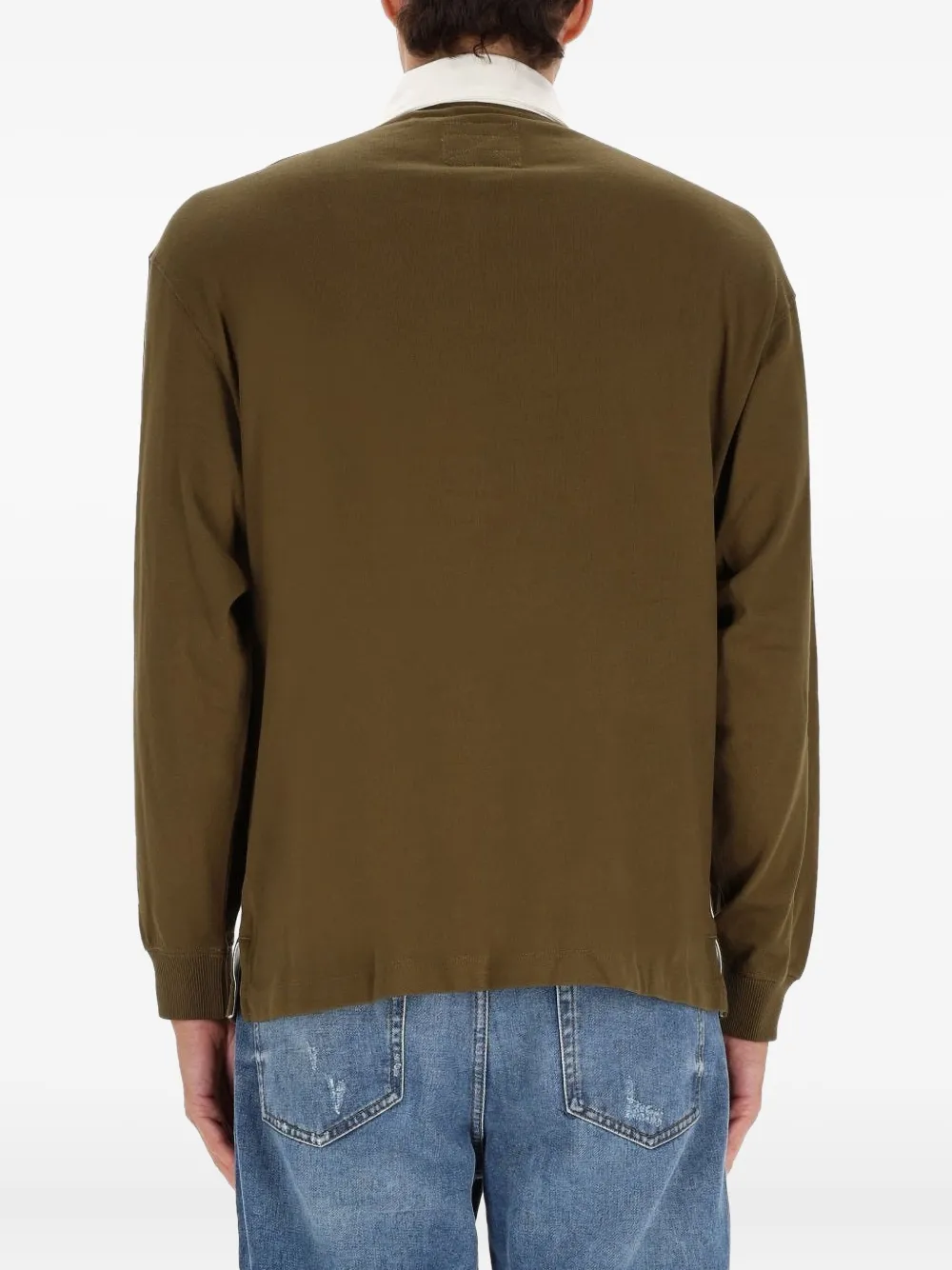 Hugo Boss Polo Shirt With College Style Logo In Brown