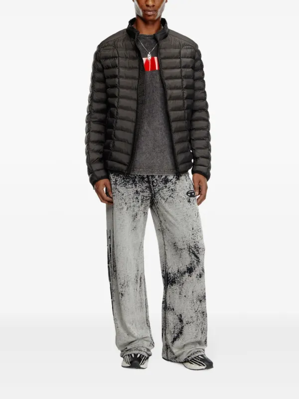 DIESEL ブラック キルティングブルゾン DIESEL - DIESEL(ディーゼル) ブルゾン サイズS レディース - 黒