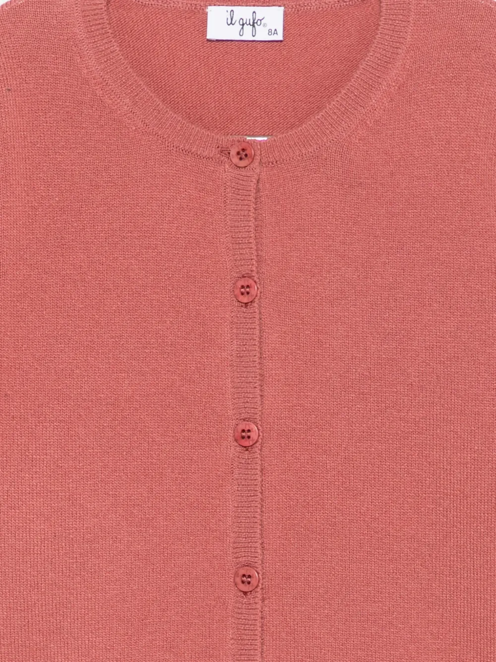 Il Gufo Button-up vest Roze