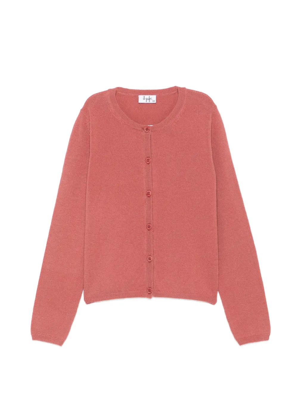 Il Gufo button-up wool cardigan - Rosa