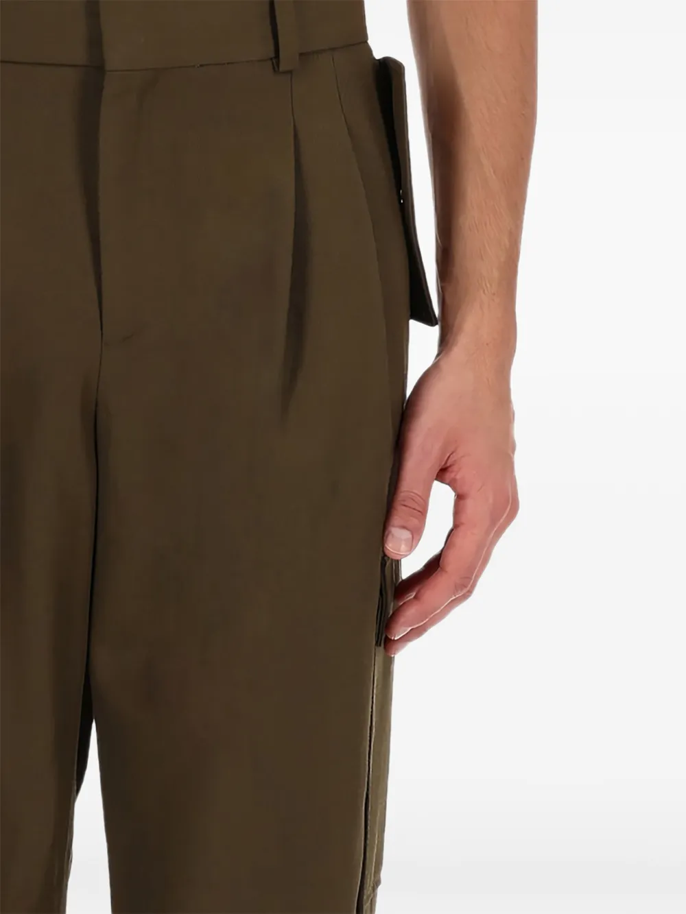 Drôle De Monsieur Broek met plooien en zakken Bruin